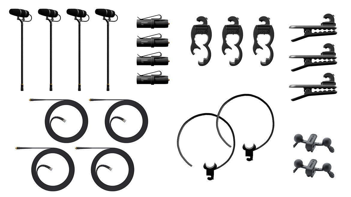 DPA 4099 CORE+ Rock Touring Kit (4 Mics)