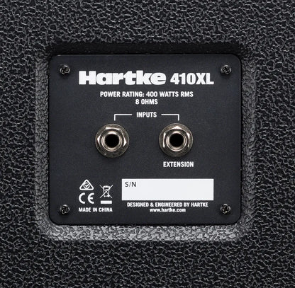 Hartke 410XL V2 4x10" 400W Aluminum Cone Bass Cabinet