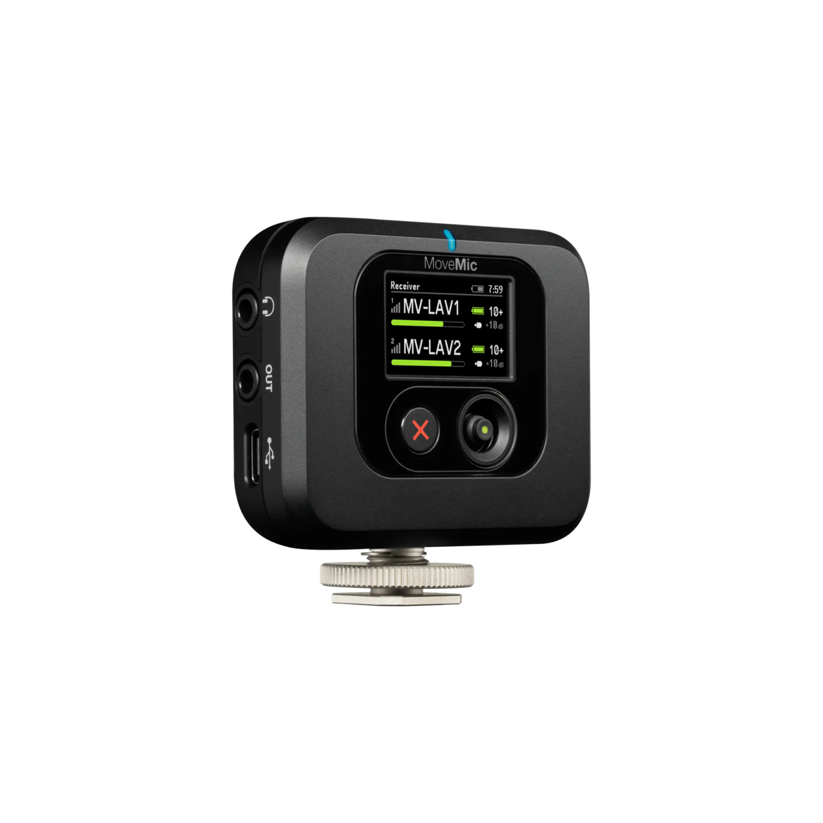 Shure MOVEMIC TWO KIT 2-Channel Wireless Lavalier Microphone System With Receiver Kit