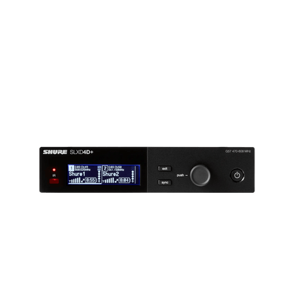 Shure SLXD4D+ Dual-Channel Wireless Receiver