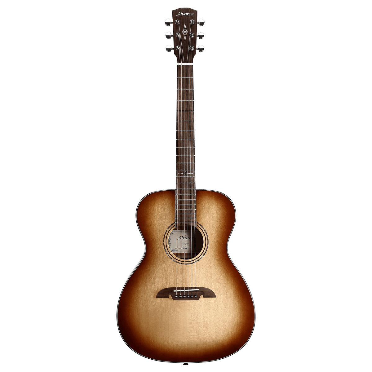 Alvarez AF60 SHADOWBURST Solid Top Folk Acoustic Guitar
