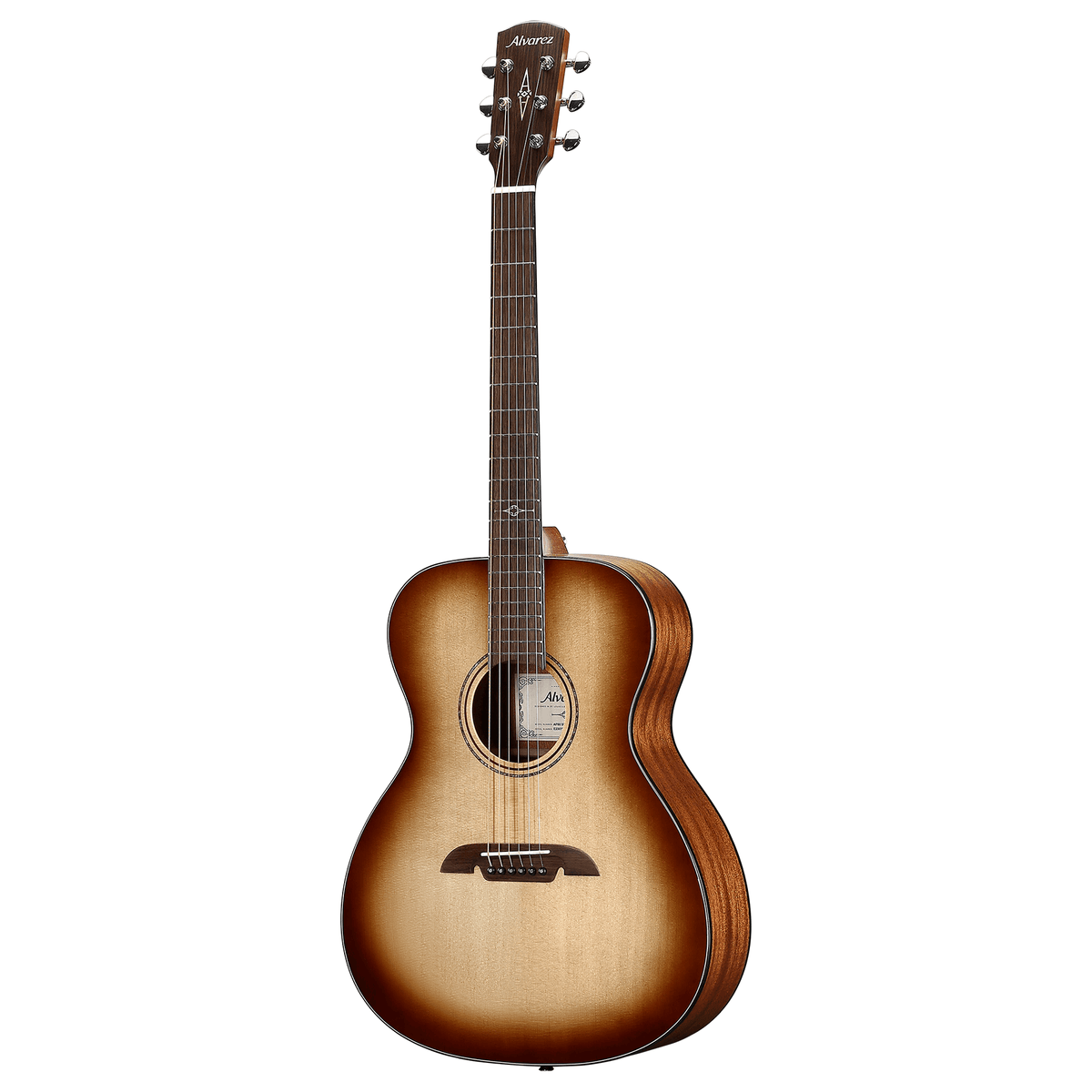 Alvarez AF60 SHADOWBURST Solid Top Folk Acoustic Guitar