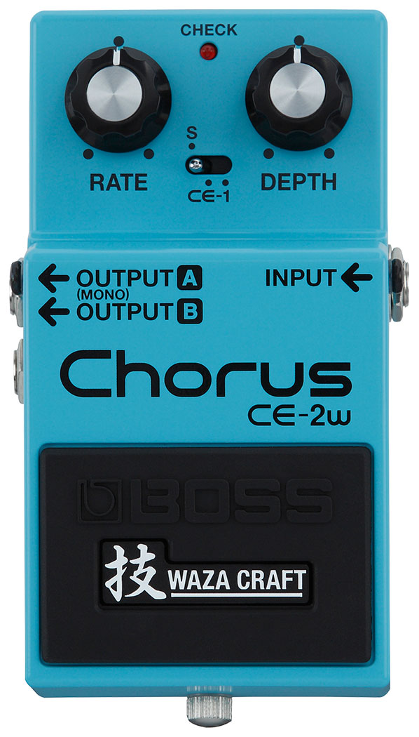 Boss CE-2W Guitar Chorus Pedal with Waza Craft
