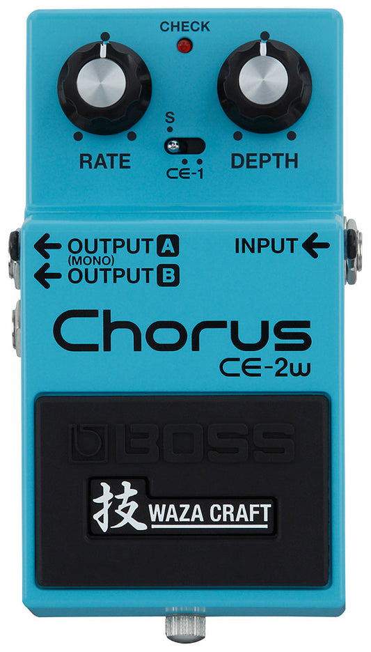 Boss CE-2W Guitar Chorus Pedal with Waza Craft