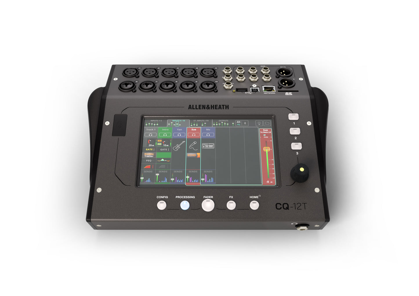 Allen & Heath CQ12T Ultra-Compact 12in / 8out Digital Mixer