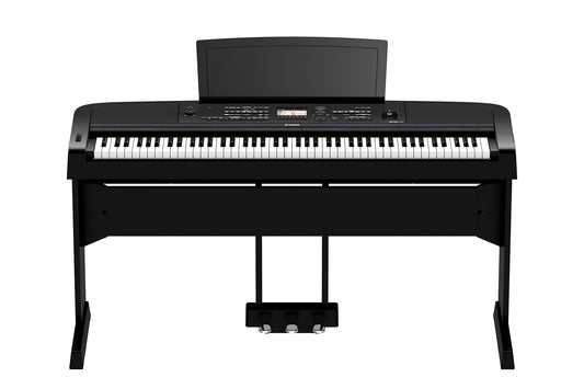 Yamaha DGX-670 88-Key Compact Digital Piano with Stand and Tri-Pedal