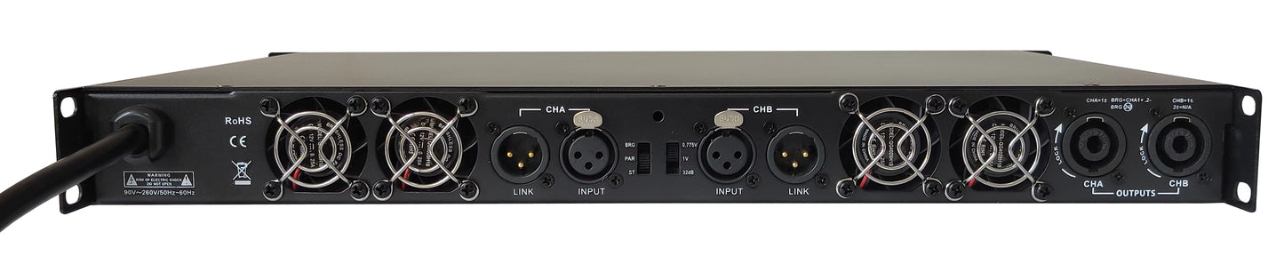 NSP IDD8 2-Channel 800W 8-Ohm Power Amplifier