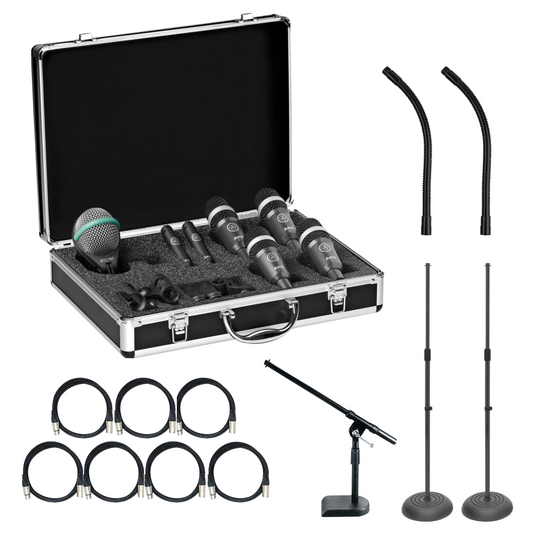 Drum Microphone Kit Bundle - AKG CONCERT 1 (7pcs)