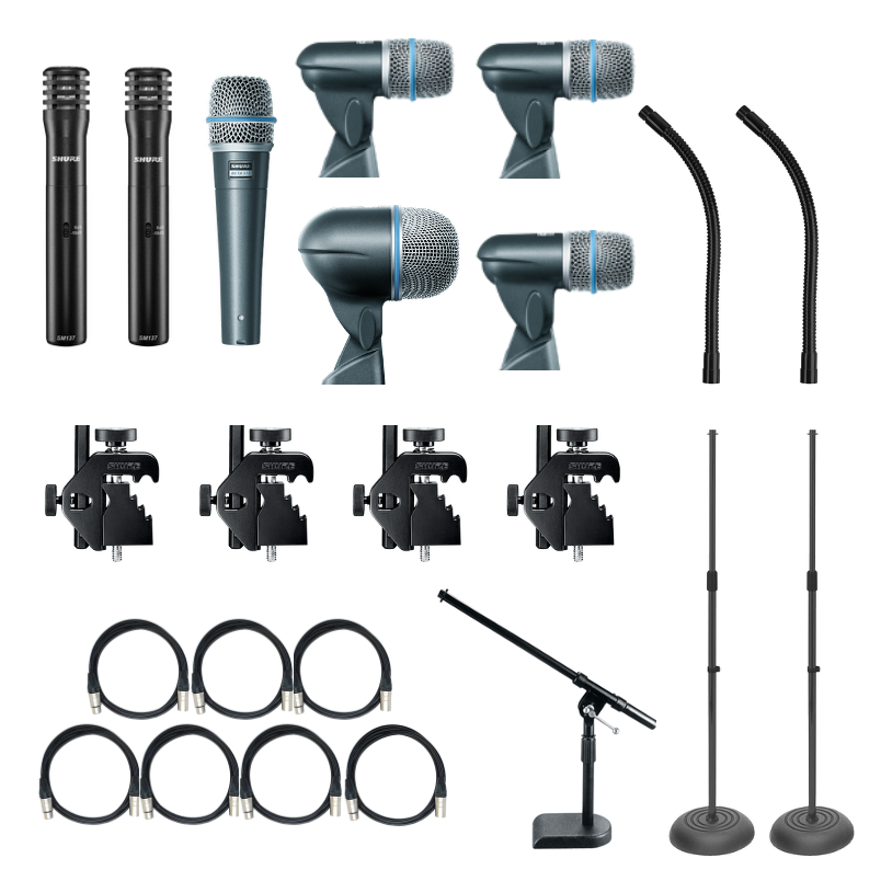 Drum Microphone Kit Bundle - Shure BETA Series (7pcs)
