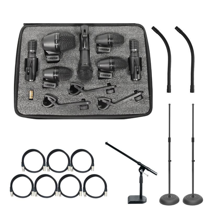 Drum Microphone Kit Bundle - Shure PGA Series (7pcs)