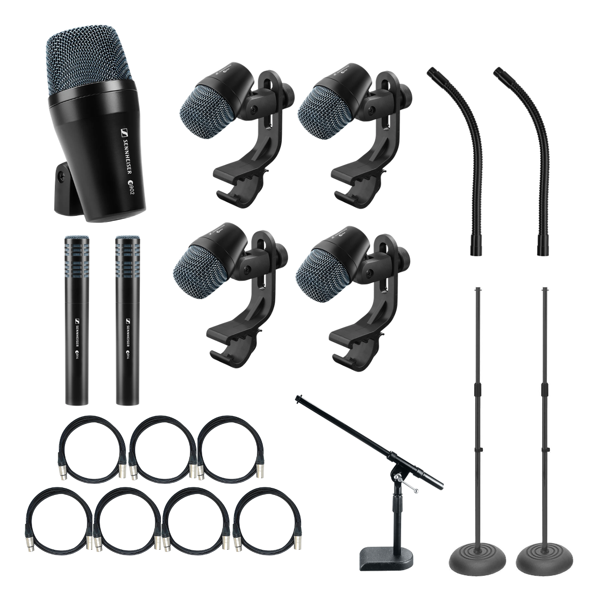 Drum Microphone Kit Bundle - Sennheiser 900 Series (7pcs)