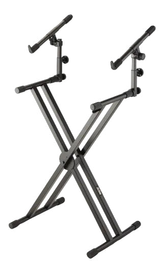 Onstage KS7292 Ergo-Lock Double Tier X-Style Keyboard Stand