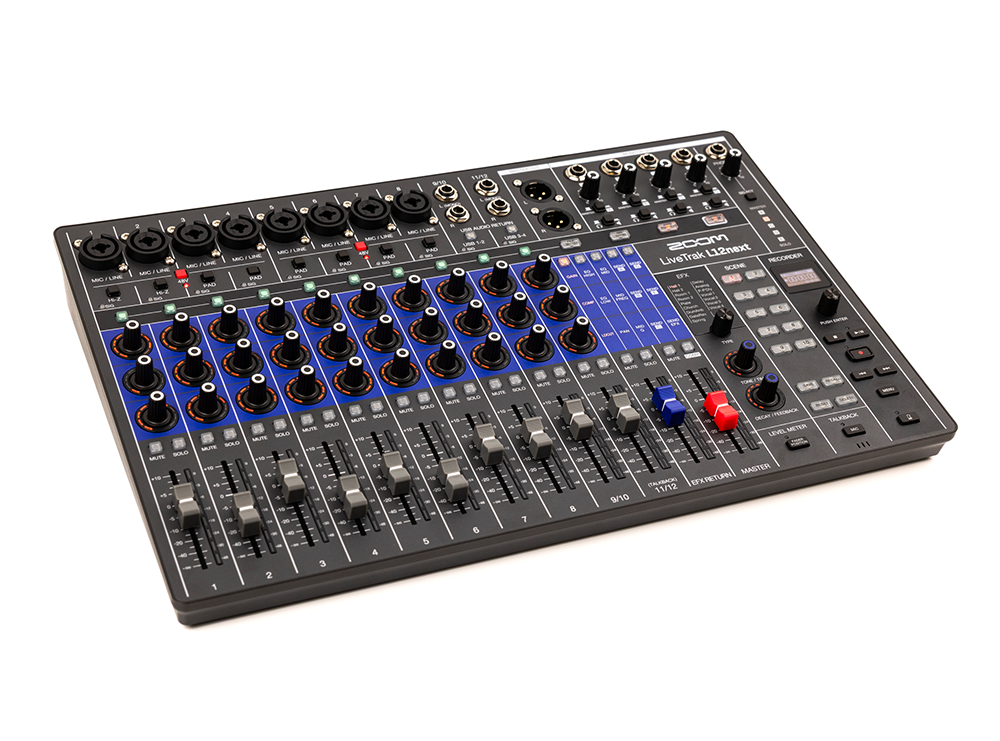 Zoom LiveTrak L12next 14-in/4-out Digital Mixer