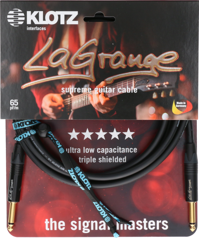 Klotz LAPP0450 LaGrange  4.5m Instrument Cable