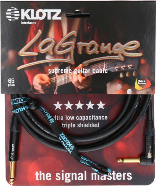 Klotz LAPR0450 LaGrange 4.5m Angled Instrument Cable