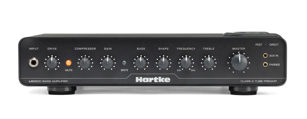 Hartke LX5500 500W Lightweight Bass Amp Head with Tube Preamp