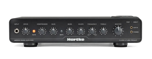 Hartke LX5500 500W Lightweight Bass Amp Head with Tube Preamp