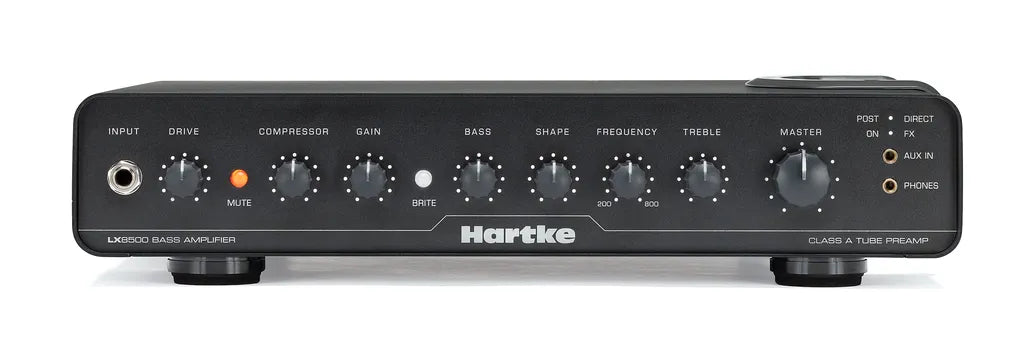 Hartke LX8500 800W Lightweight Bass Amp Head with Tube Preamp