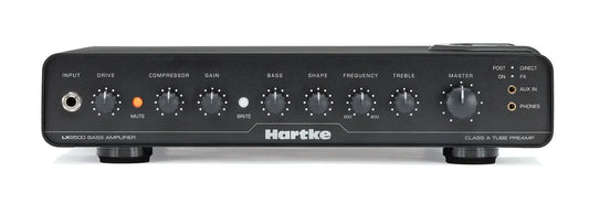 Hartke LX8500 800W Lightweight Bass Amp Head with Tube Preamp