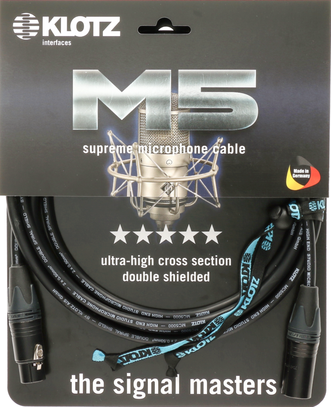 Klotz M5FM05 M5 5m XLR Cable