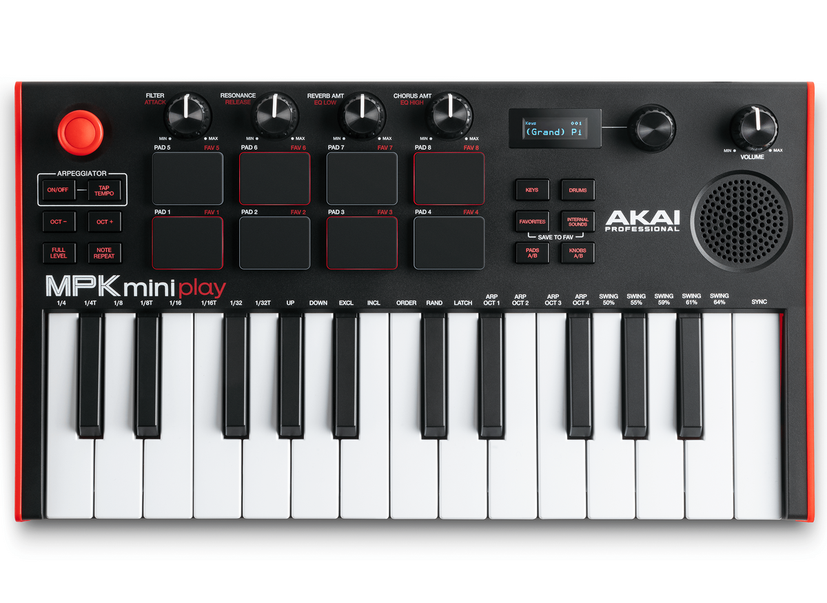 AKAI Professional MPK MINI PLAY MK3 25-Key MIDI Controller