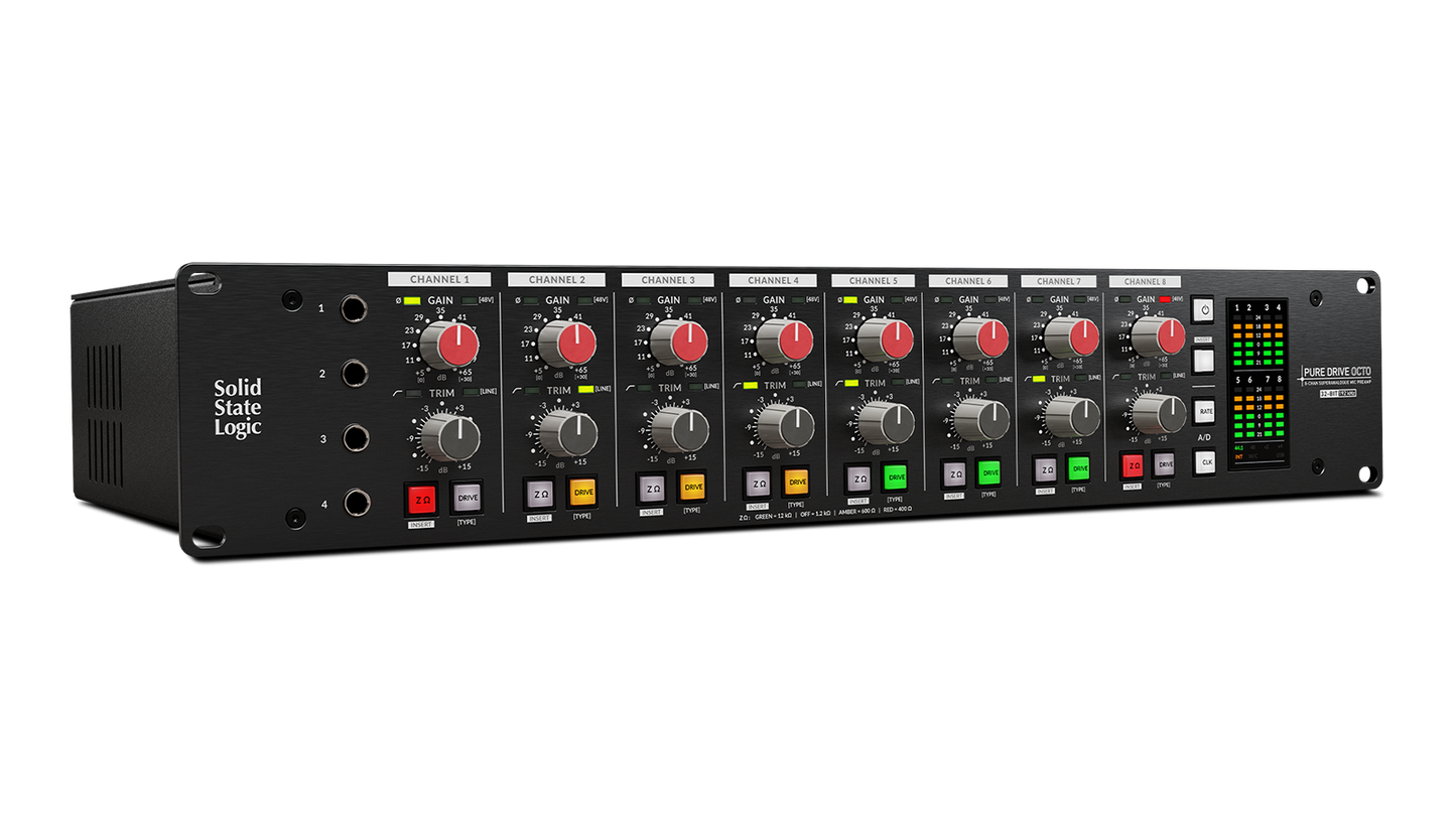 Solid State Logic PureDrive Octo 8-channel Microphone Preamp