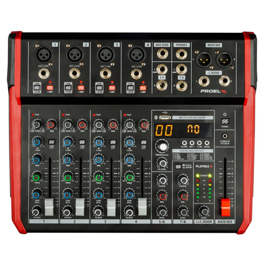 Proel PlayMix 8 8-Channel Compact Mixer