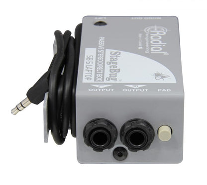 Radial Enginnering StageBug SB-5 Stereo Passive DI Box for Laptops