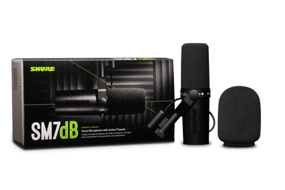 Shure SM7dB Dynamic Vocal Microphone with Built-in Preamp