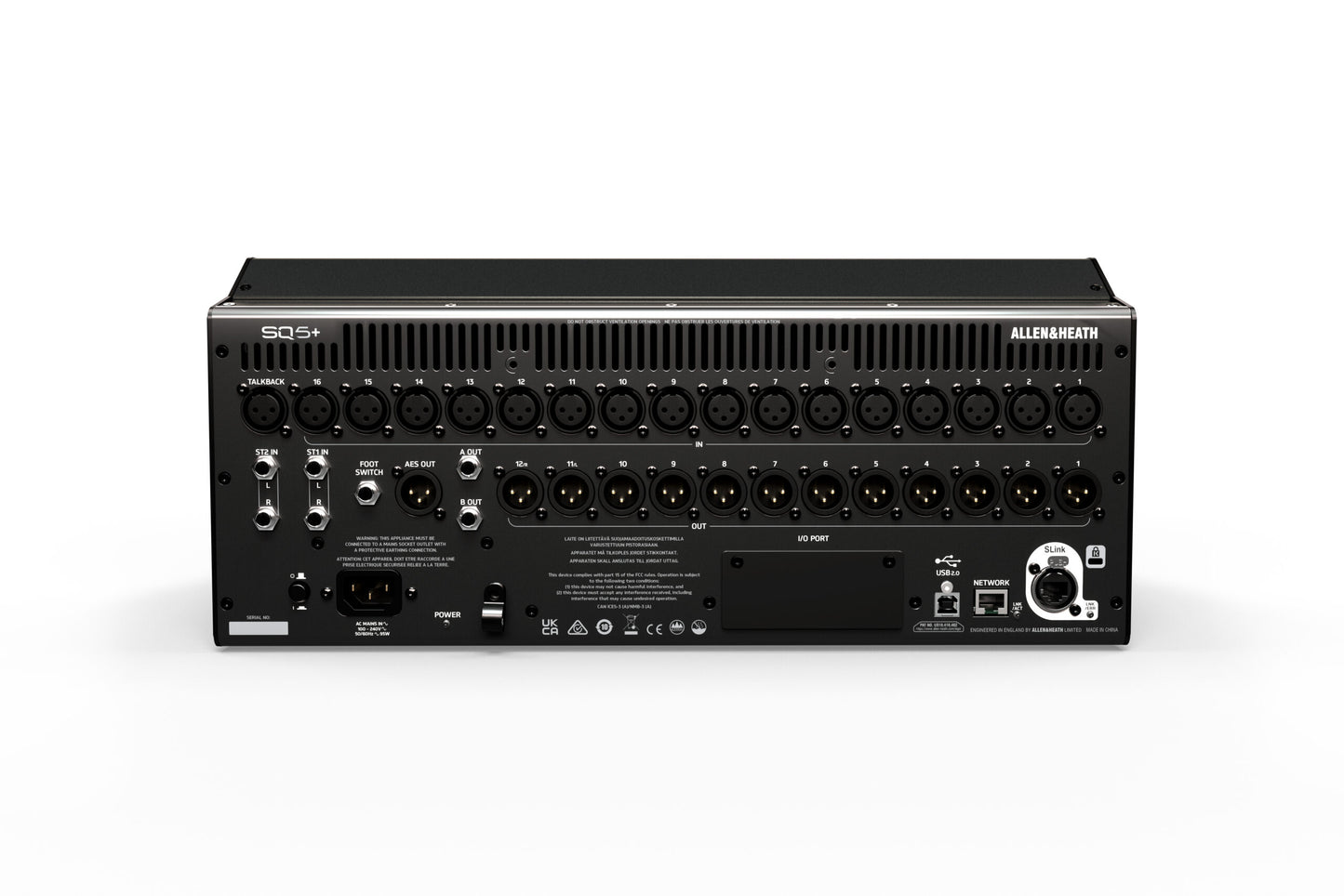 Allen & Heath SQ5+ 48 Channel/44 Bus Digital Mixer with RackUltra FX