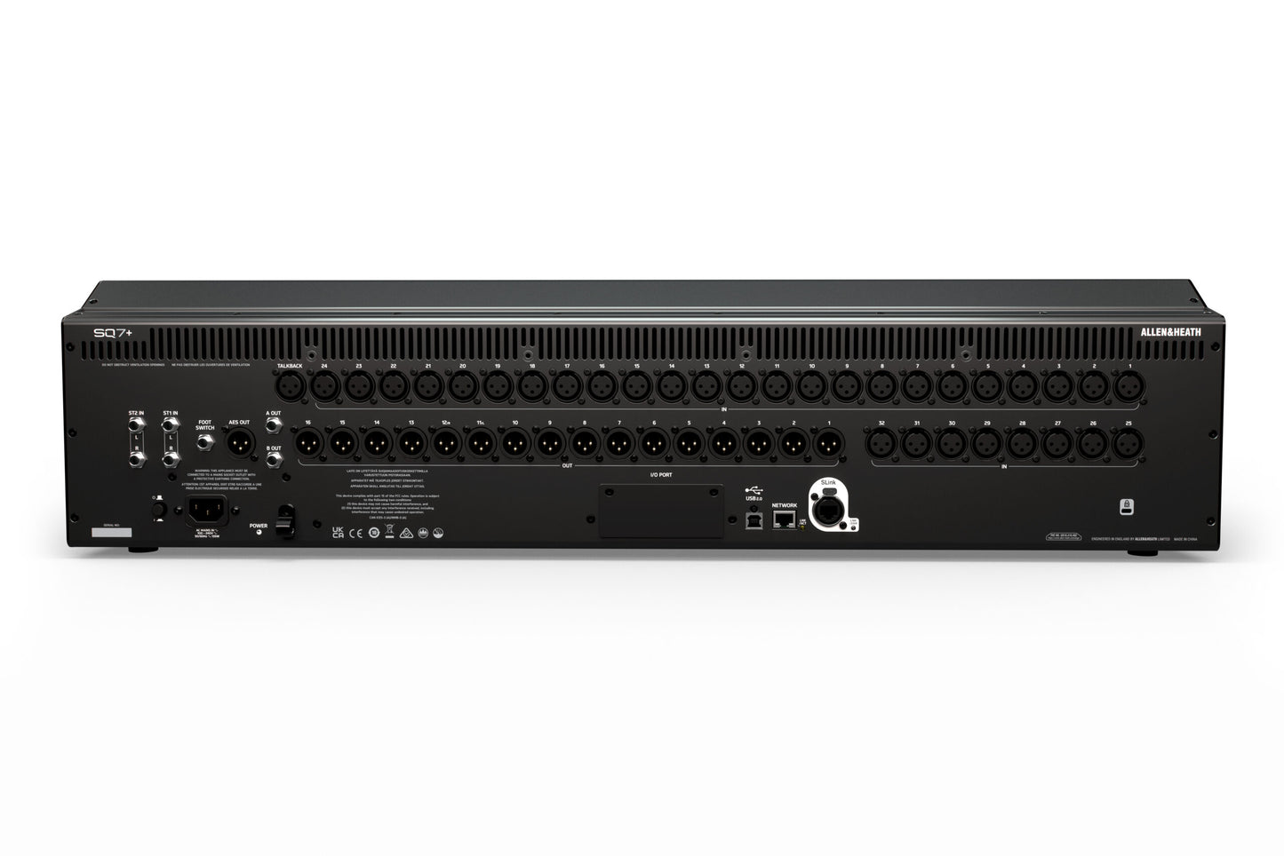 Allen & Heath SQ7+ 48 Channel/44 Bus Digital Mixer with RackUltra FX