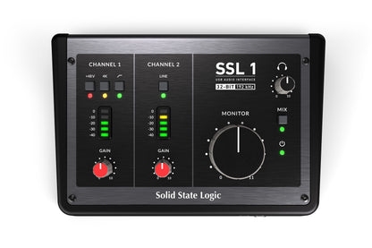 Solid State Logic SSL 1 2-in/2-out USB-C Audio Interface