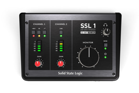 Solid State Logic SSL 1 2-in/2-out USB-C Audio Interface
