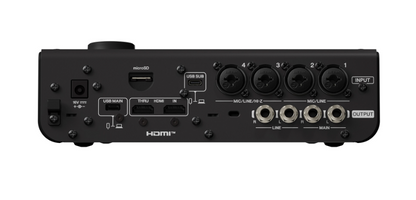 Yamaha URX44V 6-in/4-out USB-C Audio and Video Interface