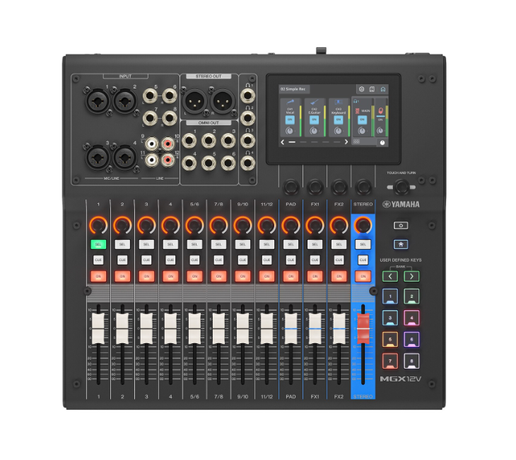 Yamaha MGX12V 18-Channel Digital Mixing Console with Video Capture