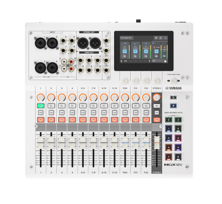 Yamaha MGX12V 18-Channel Digital Mixing Console with Video Capture