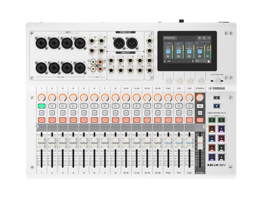 Yamaha MGX16V 22-Channel Digital Mixing Console with Video Capture