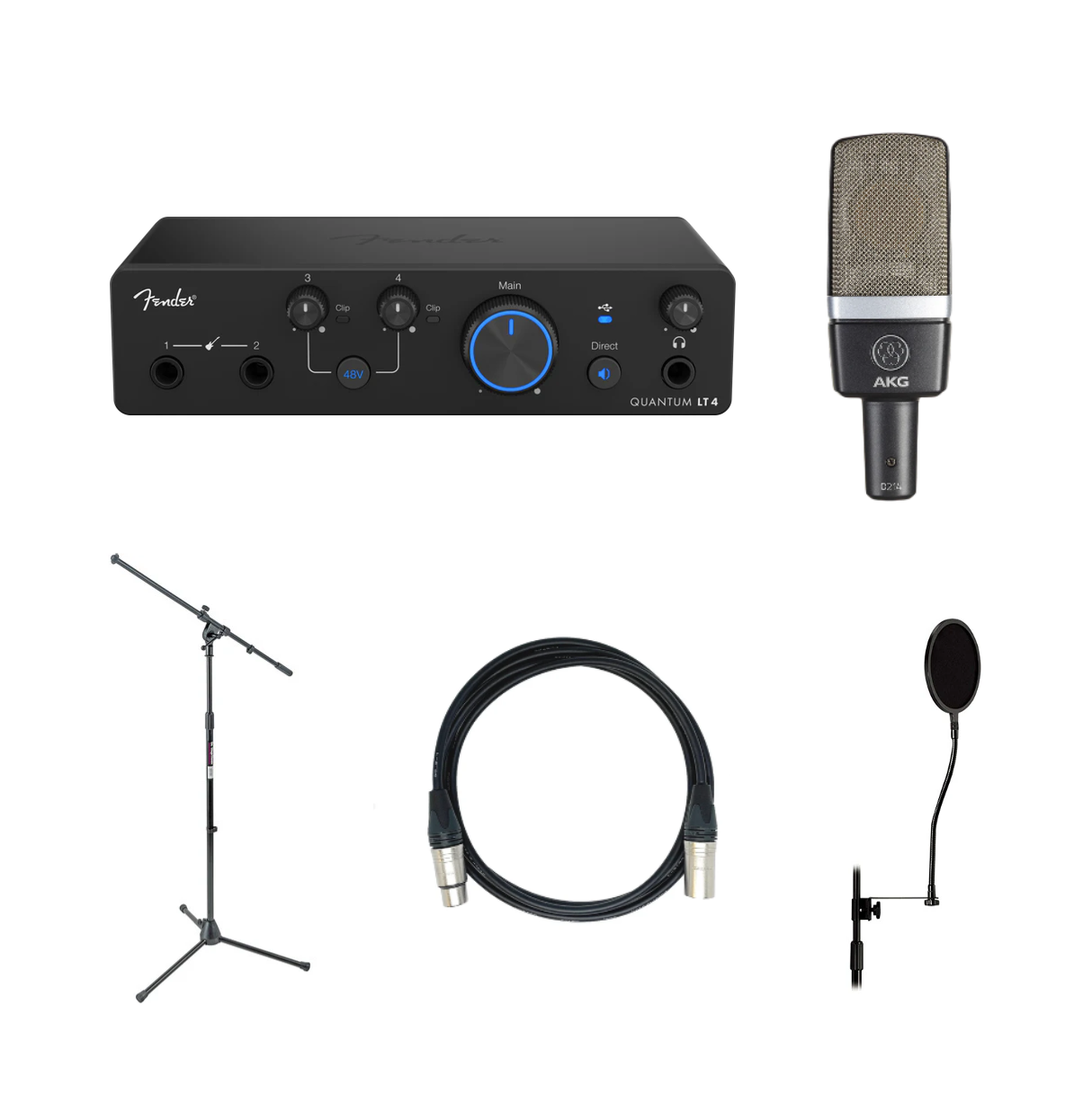 Recording Bundle - C214/QUANTUM LT4