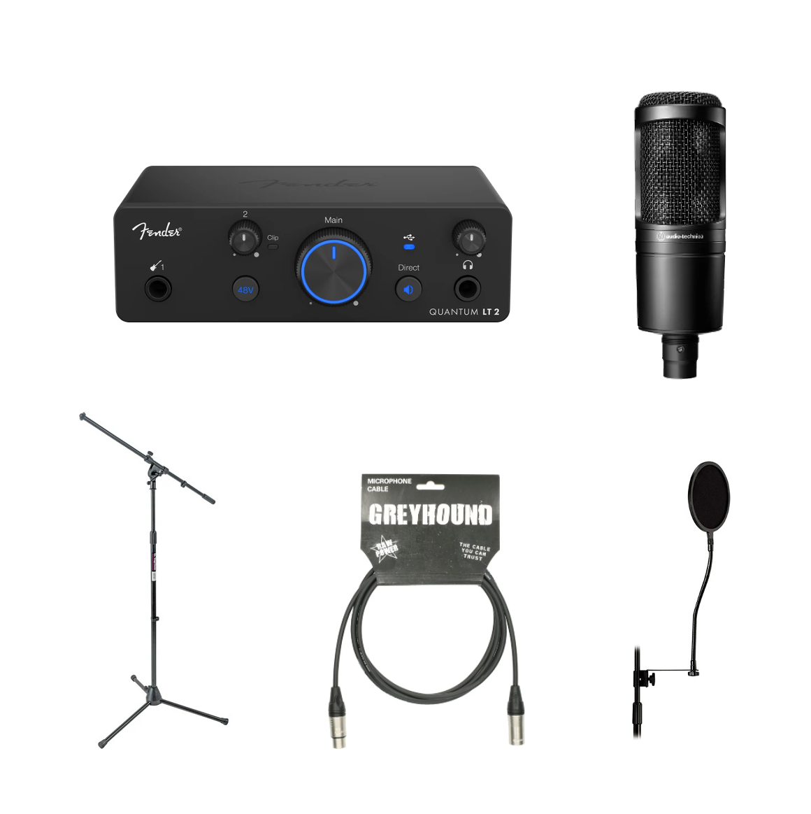 Recording Bundle - AT2020/QUANTUM LT2