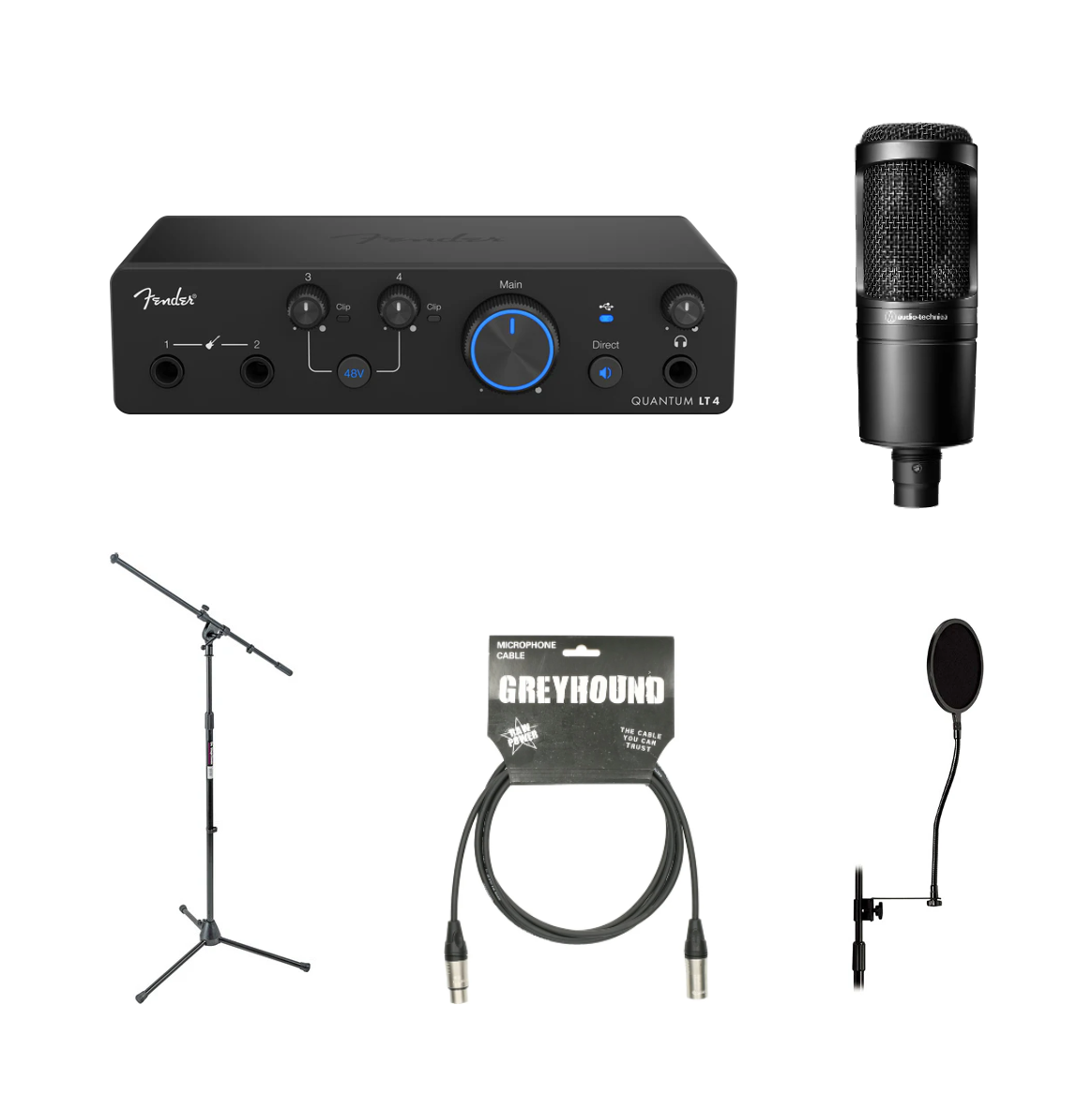 Recording Bundle - AT2020/QUANTUM LT4