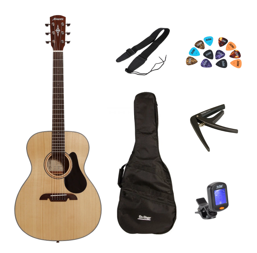 Acoustic Guitar Bundle Pack - Alvarez AF30