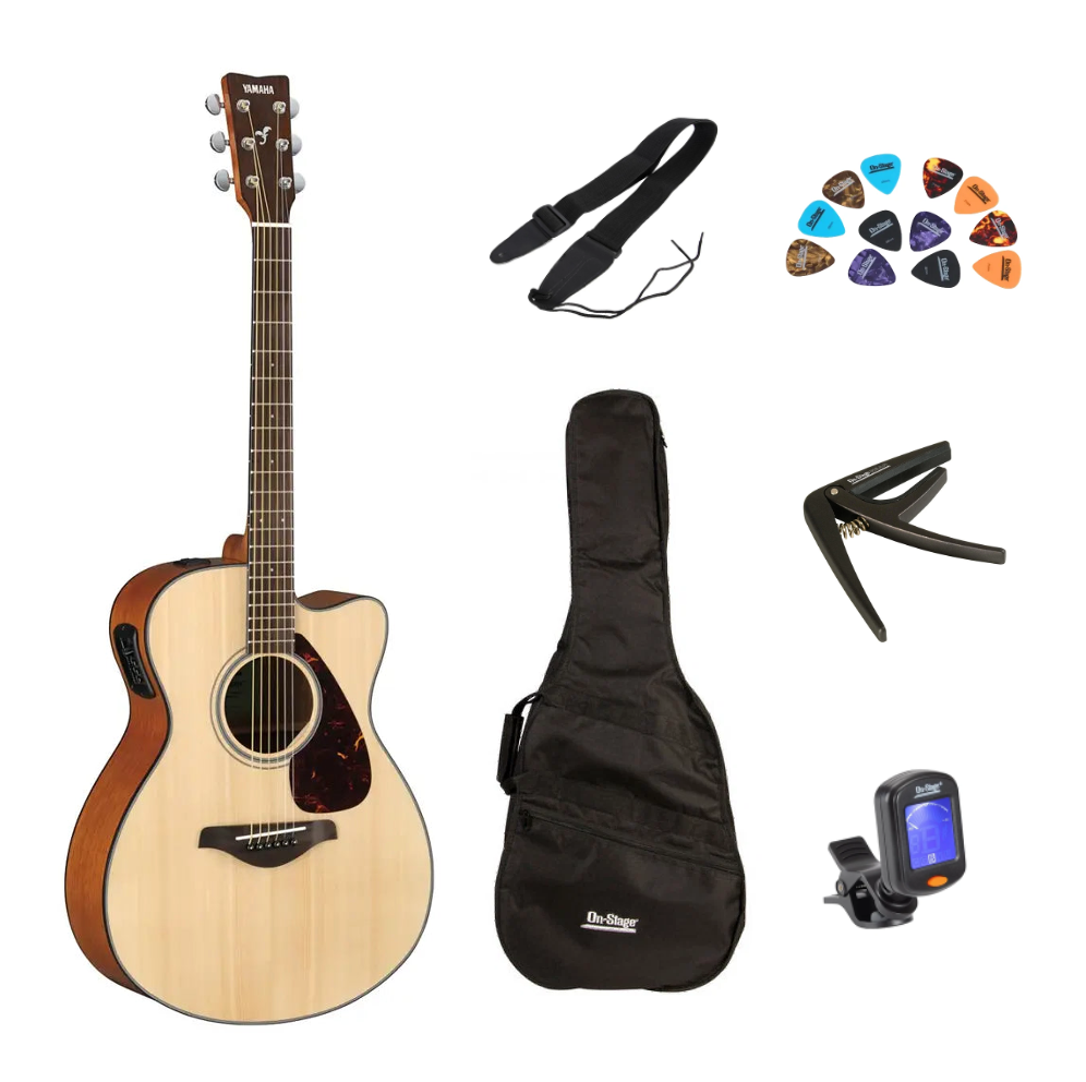 Acoustic Guitar Bundle Pack - Yamaha FSX800C