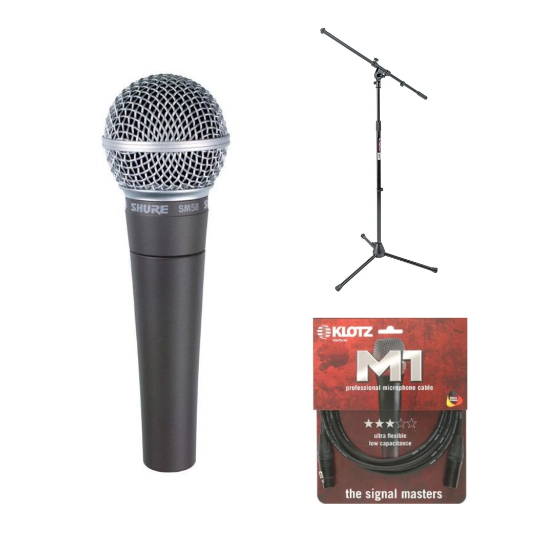 Wired Microphone Bundle - Shure SM58