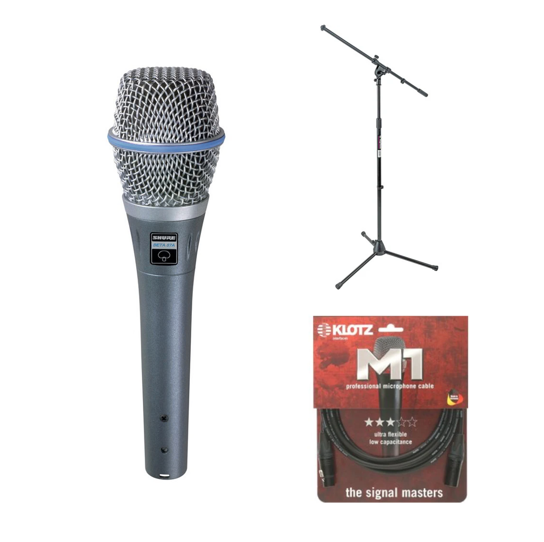 Wired Microphone Bundle - Shure BETA 87A