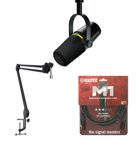 Podcast Microphone Bundle - Shure MV7-X