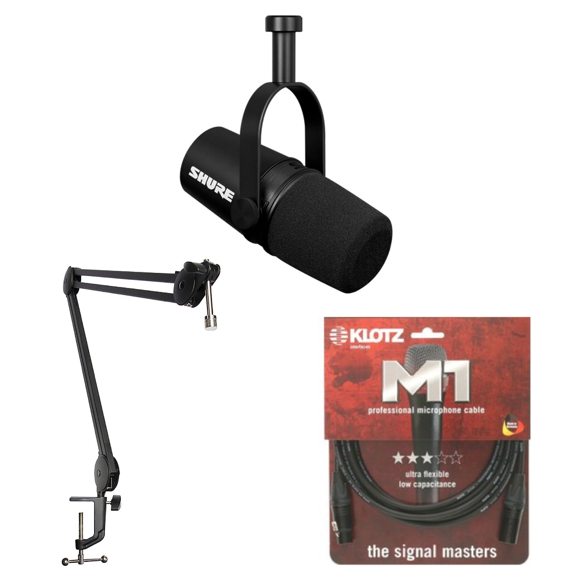 Podcast Microphone Bundle - Shure MV7+