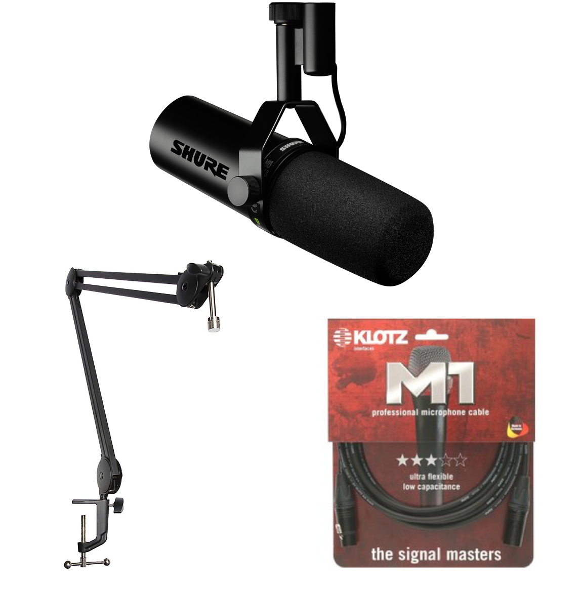 Podcast Microphone Bundle - Shure SM7dB