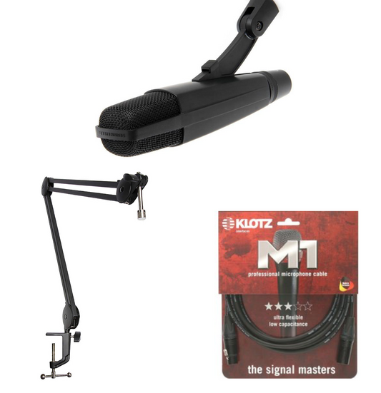 Podcast Microphone Bundle - Sennheiser MD421-II