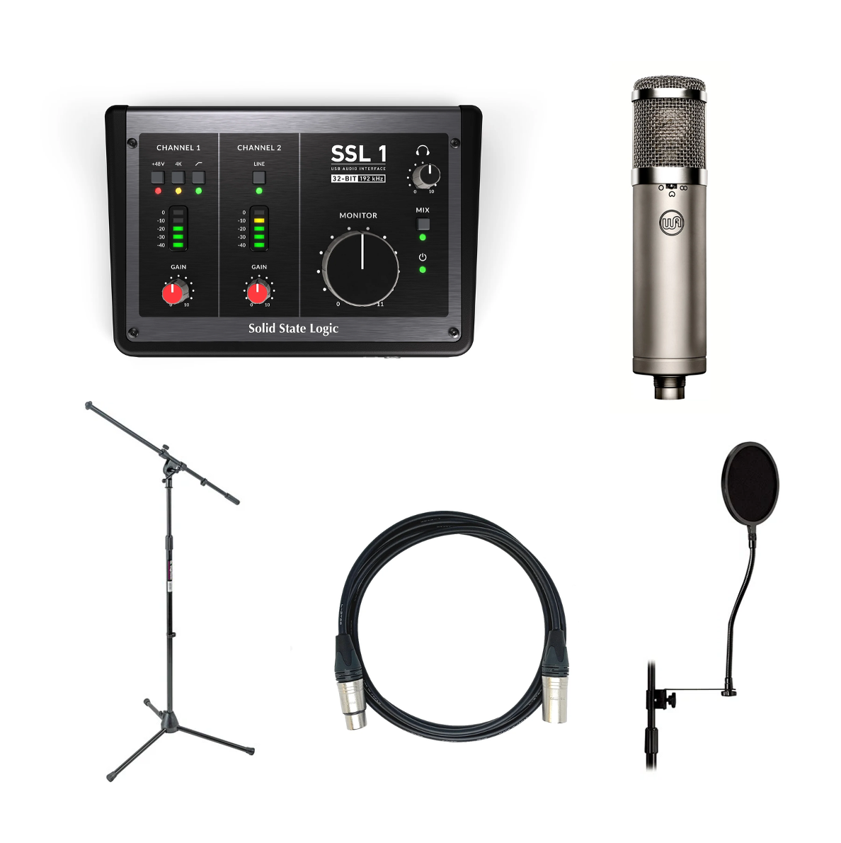 Recording Bundle - Warm Audio WA47JR/Solid State Logic SSL 1