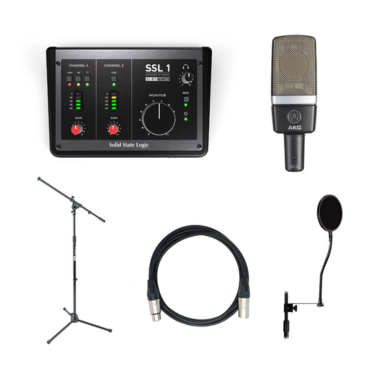 Recording Bundle - AKG C214/Solid State Logic SSL 1